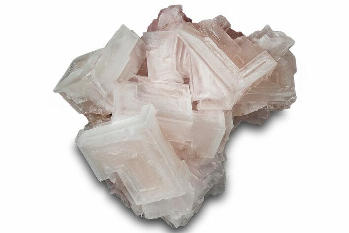 Pink Halite Crystal Cluster - Trona, California #314155